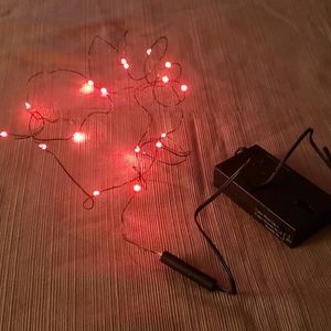 Red Tiny fiber lights